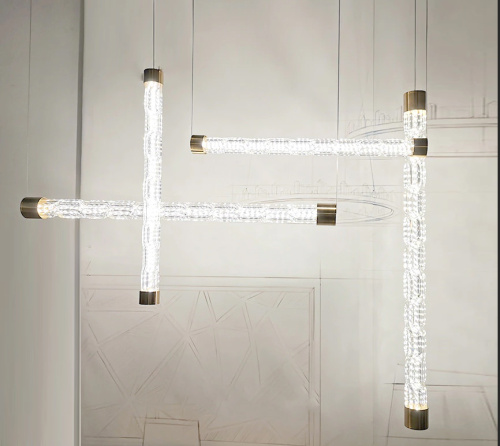 Подвесной светильник OMD8075A gold фото 3