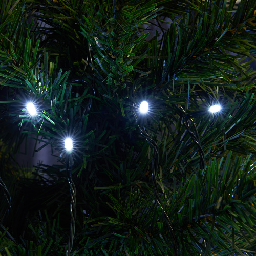 Светодиодная гирлянда Feron CL44 линейная 20 м +1.5м 230V 5000K c питанием от сети, эффектом стробов, черный шнур фото 3