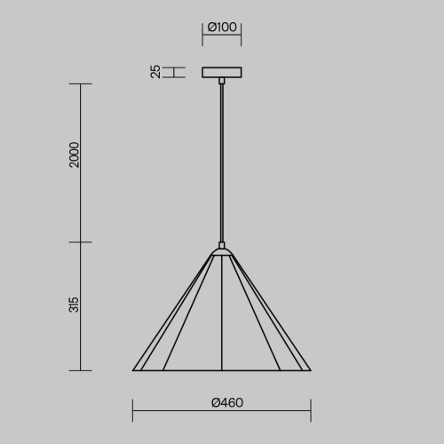 Подвесной светильник Freya Felt Acoustic FR5479PL-01W фото 8