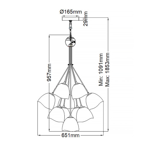Подвесной светильник Hinkley, Арт. QN-NULA-15P фото 7