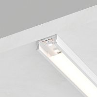 Профиль алюминиевый накладной, белый, CAB262