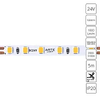 Светодиодная лента 24V 9,6W/m 3000К 5м Arte Lamp TAPE A2412005-01-3K