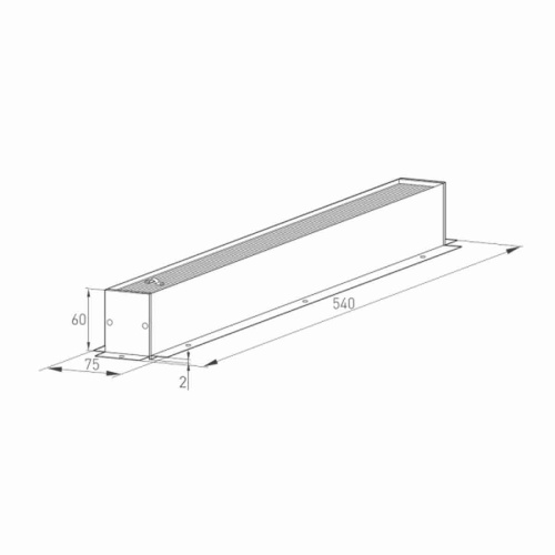Встраиваемый магнитный шинопровод Arlight MAG-TRACK-4560-F-540 026895(1) фото 4