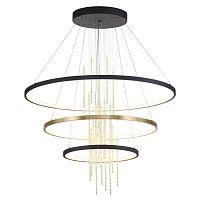 3901/99L L-VISION ODL20 521 золотистый/стекло/металл Подвесной светильник LED 4000K 113W 220V MONICA