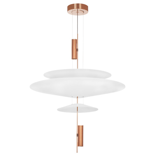 814532 2КОР! Люстра VIOLA LED 3x6W 560LM РОЗОВОЕ ЗОЛОТО/БЕЛЫЙ 3000K 814532 2КОР! Люстра VIOLA LED 3x6W 560LM РОЗОВОЕ ЗОЛОТО/БЕЛЫЙ 3000K