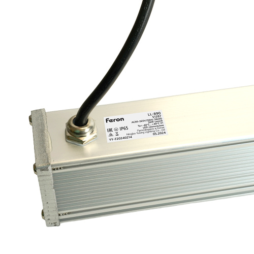 Светодиодный линейный прожектор для подсветки стен Feron LL-890 36W синий 85-265V IP65 фото 2