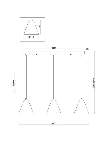 Подвесной светильник Freya FR8004PL-03WG фото 2