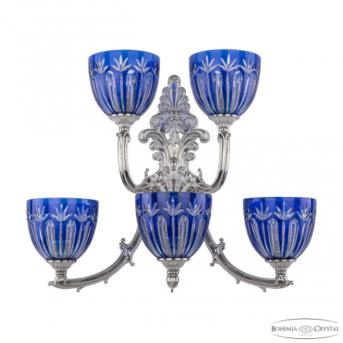 Бра бронзовые с хрусталём 7211B15/3+2/210 NW P1 U Clear-Blue/H-1I Бра бронзовые с хрусталём 7211B15/3+2/210 NW P1 U Clear-Blue/H-1I