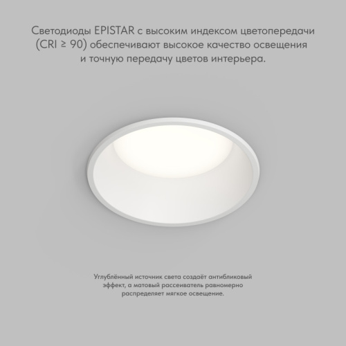 Влагозащищенный светильник Denkirs Trim | ТРИМ DK2450-WH фото 3
