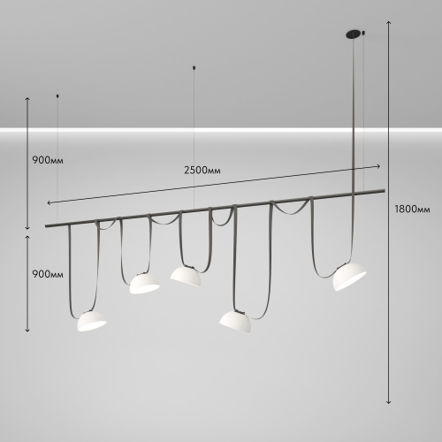 Комплект ременной трековой системы Belty на штанге Rod фото 2