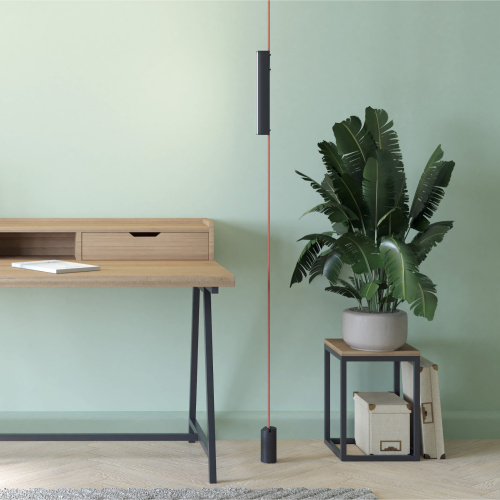 DK5574-BK Cветильник для трека-ремня Belty, серия Linear, со светодиодом, L323*W40*H45мм, 48V DC, 12W, RA90, 120°, 4000K, IP20, черный, алюминий фото 2