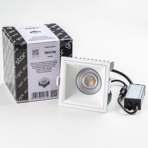 385246 Светильник CICLONE QUAD 12W LED 923LM 36G БЕЛЫЙ 4000K IP65 фото 2 385246 Светильник CICLONE QUAD 12W LED 923LM 36G БЕЛЫЙ 4000K IP65 фото 2