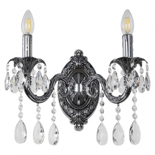 Бра с хрустальными подвесками AL7901B10/2/175 A NB Bohemia Ivele Crystal (Богемия Ивеле Кристалл)
