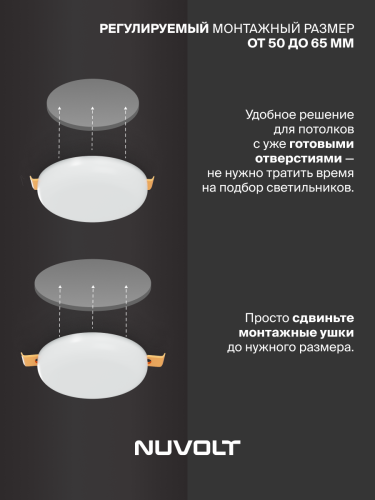 Встраиваемый светильник NUVOLT LDL-015W фото 32