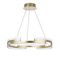 736323 Люстра ROTONDA 55W LED 2835LM 120G ЗОЛОТО 3000K