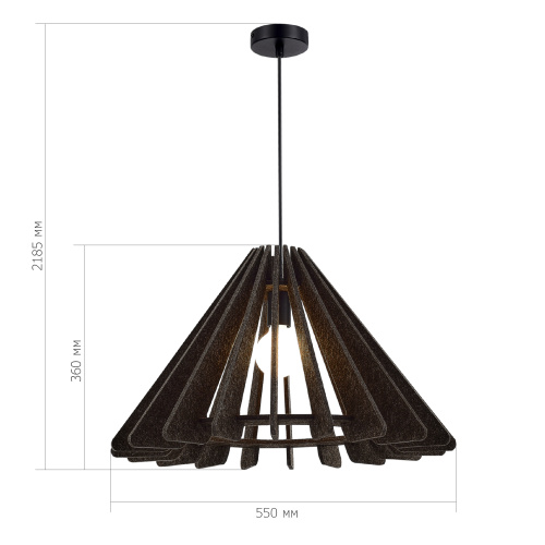 SL3002.413.01 Светильник подвесной ST-Luce Черный/Серый E27 1*60W SENTITO фото 2