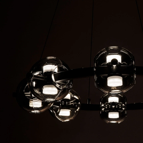Подвесная люстра Arte lamp MARKAB A2471LM-16BK фото 2 Подвесная люстра Arte lamp MARKAB A2471LM-16BK фото 2