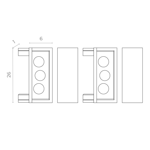 ST067.409.19 Торцевая заглушка SKYFLAT (2 шт) ST-Luce Черный SKYFLAT фото 2 ST067.409.19 Торцевая заглушка SKYFLAT (2 шт) ST-Luce Черный SKYFLAT фото 2