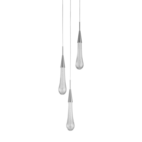 Подвесной светильник Pour 3A satin nickel Подвесной светильник Pour 3A satin nickel