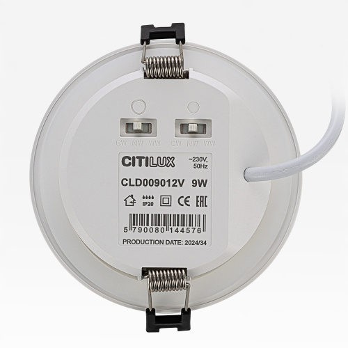 Citilux TRON CLD009012V LED Встраиваемый светильник Белый фото 11 Citilux TRON CLD009012V LED Встраиваемый светильник Белый фото 11