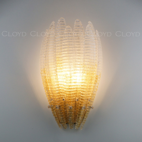 Бра Cloyd FERNAN W2 / выс. 42 см - латунь - желтое стекло (арт.20476) фото 2 Бра Cloyd FERNAN W2 / выс. 42 см - латунь - желтое стекло (арт.20476) фото 2