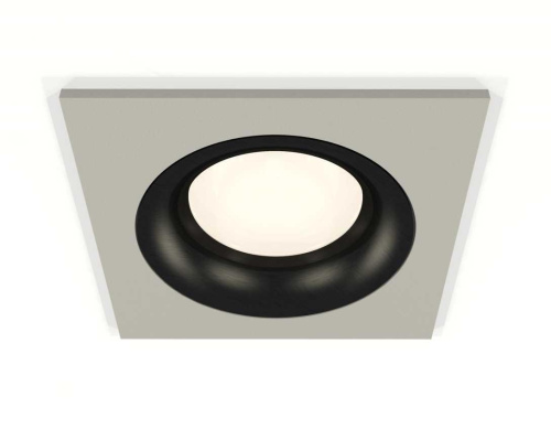 Комплект встраиваемого светильника Ambrella light Techno Spot XC7633002 SGR/PBK серый песок/черный полированный (C7633, N7011)