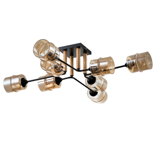 Потолочный светильник Escada 699/8P E27*60W Black фото 3 Потолочный светильник Escada 699/8P E27*60W Black фото 3