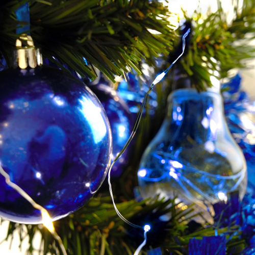 Светодиодная гирлянда Feron CL580 фигурная 3м +0.5м 5000K с питанием от батареек фото 6