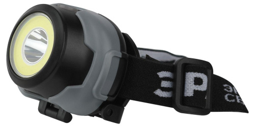 Налобный светодиодный фонарь ЭРА Пиранья от батареек 43х43х68 310 лм GB-710 Б0052752 фото 2