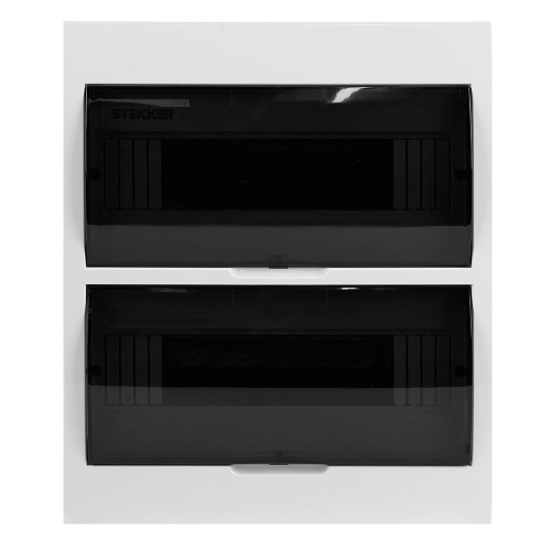 Бокс встраиваемый STEKKER EBX50-5/24-50 24 модуля, пластик, серия ArcaLight фото 3