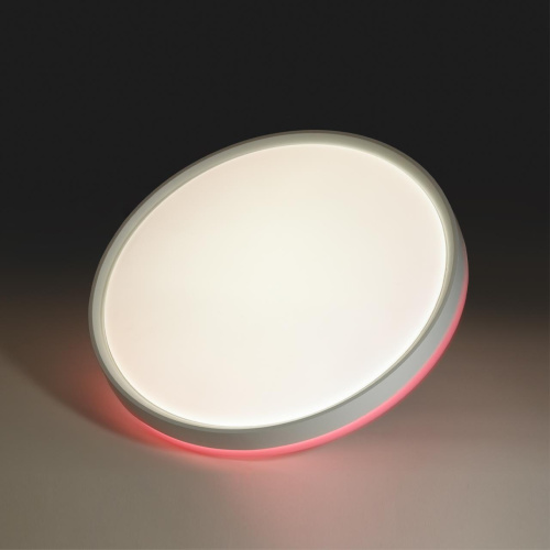 7708/EL COLOR SN 154 Светильник пластик/розовый LED 70Вт 3000-6000К D500 IP43 пульт ДУ KEZO PINK фото 3 7708/EL COLOR SN 154 Светильник пластик/розовый LED 70Вт 3000-6000К D500 IP43 пульт ДУ KEZO PINK фото 3