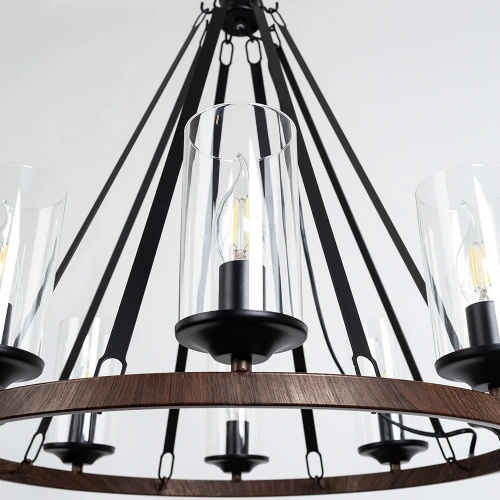 Подвесная люстра Arte Lamp DALIM A7014SP-8BK фото 4 Подвесная люстра Arte Lamp DALIM A7014SP-8BK фото 4