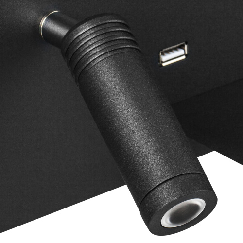 808557 Бра MURO II 4,5W+3W LED 360LM+240LM ЧЕРНЫЙ 3000K фото 6