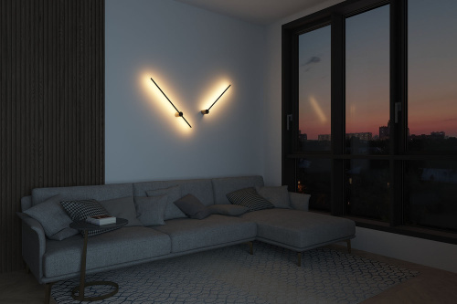 DK5012-SG Бра 800 мм, 3000К, IP20,7 Вт, матовое золото фото 2 DK5012-SG Бра 800 мм, 3000К, IP20,7 Вт, матовое золото фото 2