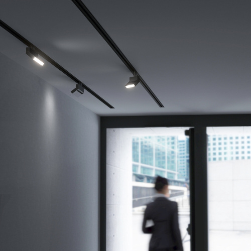 Трековый светильник для однофазного шинопровода Arda черный 10 Вт 4200 K 85015/01 фото 2