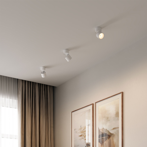 Светильник потолочный поворотный светодиодный Rolly 9W 3000K белый 25112/LED фото 2