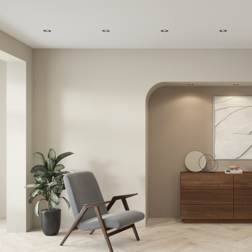 DK3020-BK Встраиваемый светильник, IP 20, 10 Вт, GU5.3, LED, черный, пластик фото 2