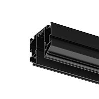 Шинопровод SMART SLIM ONE, 3м, для натяжных потолков (под гарпун), 220В AC, IP20, чёрный, алюминий
