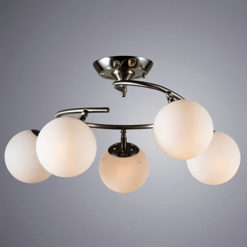 Потолочная люстра Arte Lamp BROOKE A2717PL-5SS фото 2 Потолочная люстра Arte Lamp BROOKE A2717PL-5SS фото 2