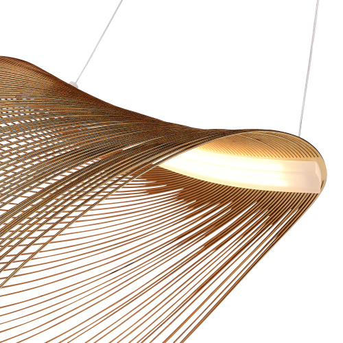 SL6900.503.24 Светильник подвесной ST-Luce Белый/Древесный LED 1*24W 4000K FOSSIL фото 2