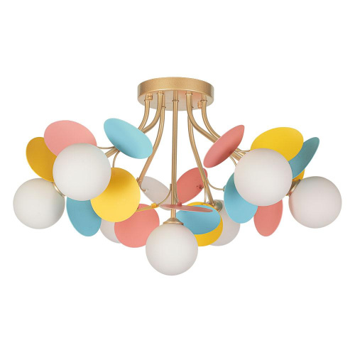 Потолочная люстра Arte Lamp PEACOCK A1369PL-7MD Потолочная люстра Arte Lamp PEACOCK A1369PL-7MD