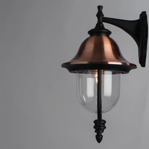 Уличный настенный светильник Arte Lamp BARCELONA A1482AL-1BK фото 2 Уличный настенный светильник Arte Lamp BARCELONA A1482AL-1BK фото 2