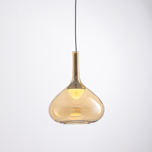 Подвесной светильник MD25001005-1A brass/amber фото 2