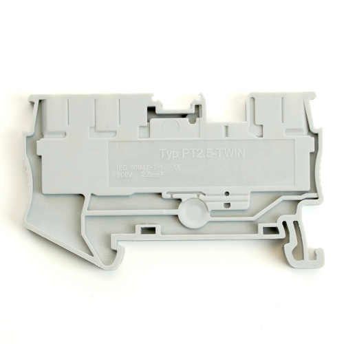 Зажим пружинный, 3-проводной проходной ЗНИ - 2,5 , JXB PT 2.5 TW , серый LD573-1-25 фото 3