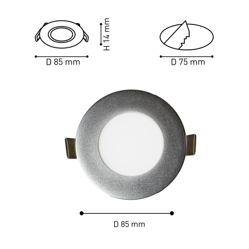 Врезной светильник Favourite 1660-3C Flashled фото 4 Врезной светильник Favourite 1660-3C Flashled фото 4