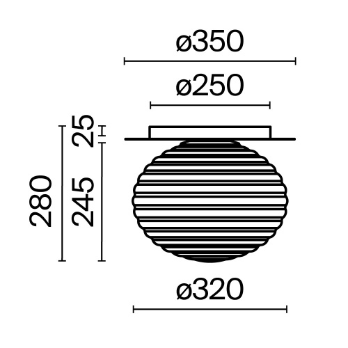 Потолочный светильник Maytoni MOD268CL-01B фото 3