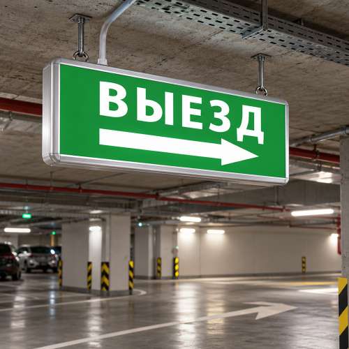 Самоклеящаяся этикетка INFO EL010 ВЫЕЗД/стрелка направо 330х120мм фото 2 Самоклеящаяся этикетка INFO EL010 ВЫЕЗД/стрелка направо 330х120мм фото 2