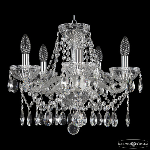 Люстра 5413/5/141 Ni Clear/M-1G Bohemia Ivele Crystal (Богемия Ивеле Кристалл) фото 2 Люстра 5413/5/141 Ni Clear/M-1G Bohemia Ivele Crystal (Богемия Ивеле Кристалл) фото 2