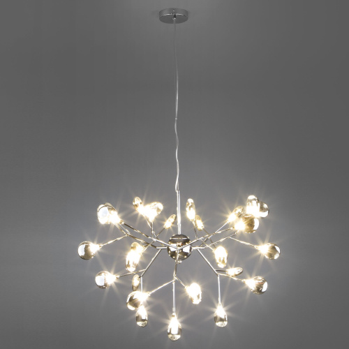 Подвесная люстра со стеклянными плафонами 554 фото 3