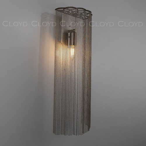 Бра Cloyd ONASSIS W1 / выс. 50 см - никель сатин (арт.20403) фото 5